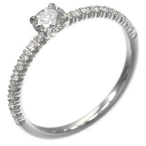 CARTIER Silver Diamond Ring